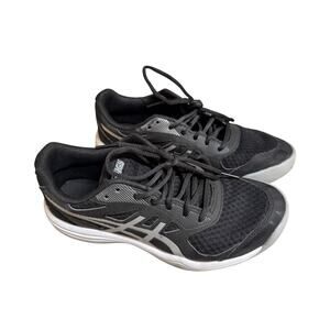 Asics Volleyball tennis shoes Womens 8 1/2 black white